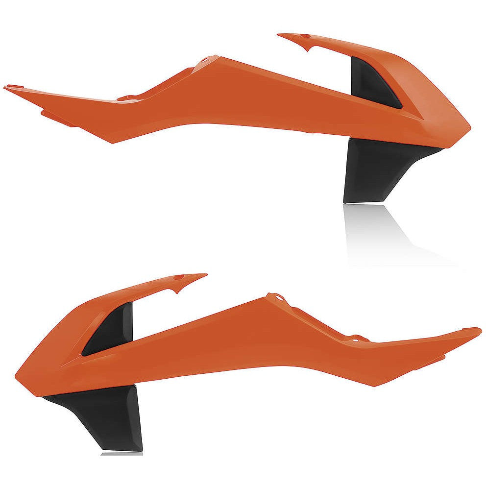 Acerbis 16 Orange Radiator Shrouds for KTM - 2449705226