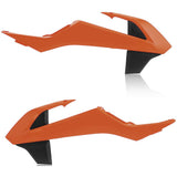 Acerbis 16 Orange Radiator Shrouds for KTM - 2449705226