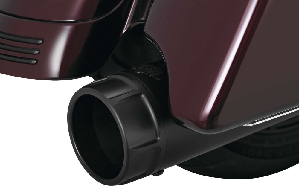 Vance And Hines Torquer 450 Slip On Exhaust 4.5in Black With Fuelpak FP3