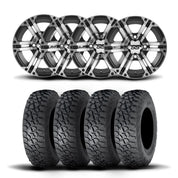 ITP SS212 15" Machined Black Wheels And Tenacity Tires [32x10R-15]