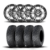 ITP SS212 15" Machined Black Wheels And Tenacity Tires [32x10R-15]