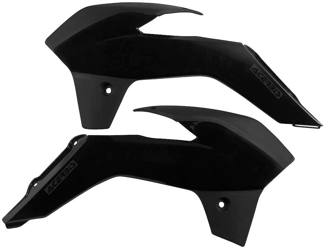Acerbis Black Radiator Shrouds for KTM - 2314260001
