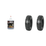Juego de 2 neumáticos delanteros DURO DI-K109 22x9-10 de 4 capas con sellador QUADBOSS