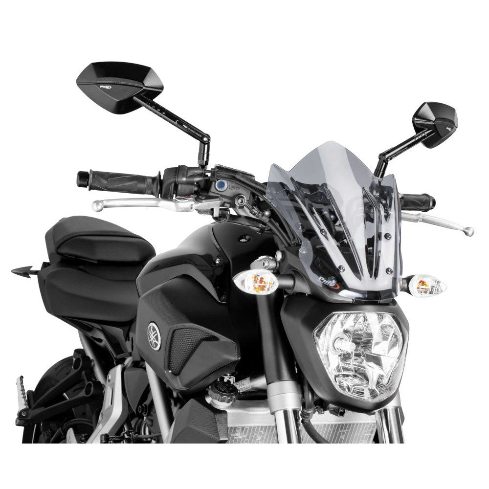 Puig Naked Bike Windshield Sport Smoke - 7015H