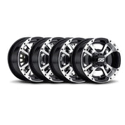 ITP Set of 4 SS112 Sport Alloy Wheel Machined 10x8 4/110 3+5