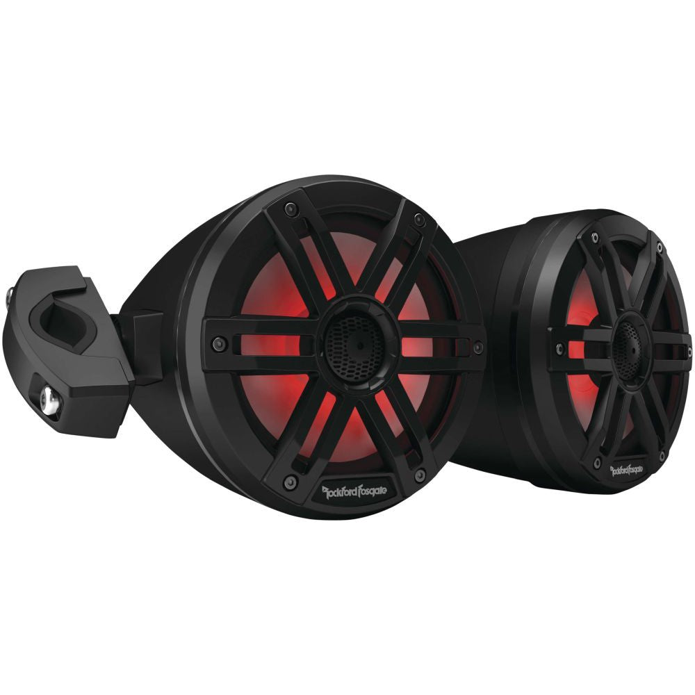 Rockford Fosgate Element Ready 6.5" Moto Can Speakers Black M1WL-65MB