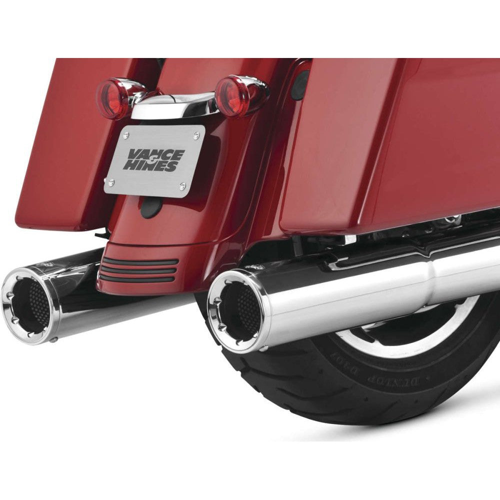 Vance And Hines Hi-Output Slip On Exhaust 4.5in Chrome With Fuelpak FP3