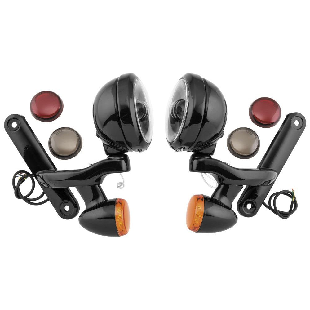 Letric Lighting Passing Lamps Black/Black 4.5"