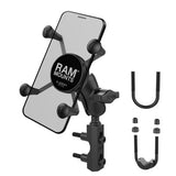 Soporte para teléfono Ram Mounts para depósito de freno/embrague con base X-Grip, color negro - RAM-B-174-A-UN7