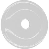 Woodys Round Grand Digger Support Plate White 48 Pack - ARG-3815-48