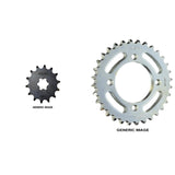 SUNSTAR Front and Rear Steel Sprocket Kit for OFFROAD SUZUKI TTR110/E 2008-2015