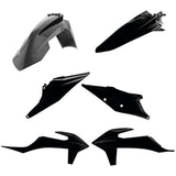 Acerbis Black Standard Plastic Kit for KTM - 2726500001