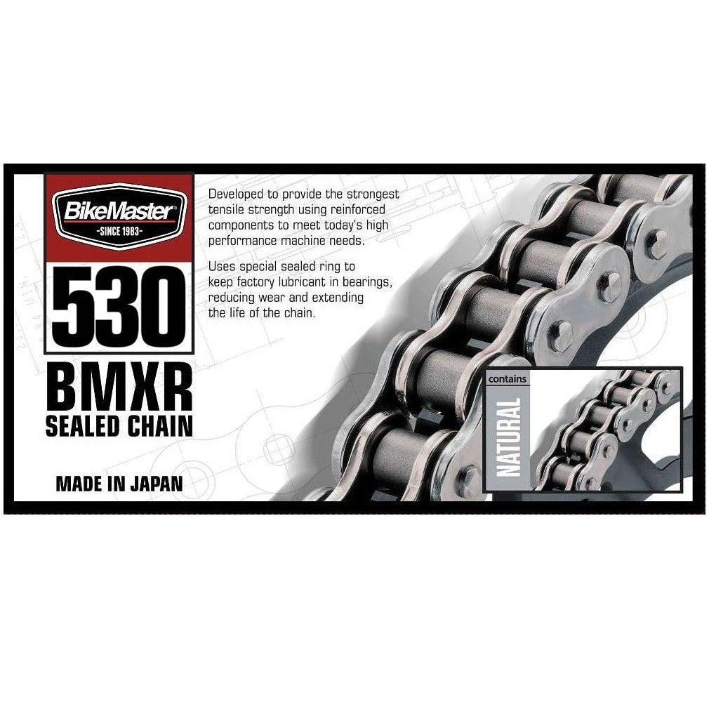 BIKEMASTER 530 BMXR Sealed Chain 108 Natural