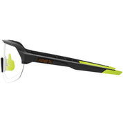 100% S2 Sunglasses Soft Tact Cool Grey with Photochromic Lens - 61003-188-77