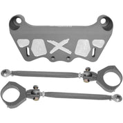 Modquad Front Upper Shock Mount and Brace Kit For Can-Am Maverick X3 900 X rs Turbo R 2017-2020 Grey