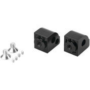 Puig Adjustable Footpeg Adaptors Passenger Black - 20255N