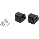 Adaptadores de estriberas ajustables Puig para pasajero negro - 20255N