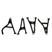 High Lifter Front Forward Upper And Lower Black Control Arms With Ball Joints For Polaris Models MCFFA-GEN1-1-B-BJI