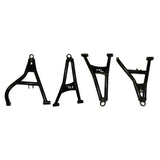 High Lifter Front Forward Upper And Lower Black Control Arms With Ball Joints For Polaris Models MCFFA-GEN1-1-B-BJI