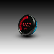 Intellitronix LED Digital Bargraph Memory Tachometer - Black Bezel - Red