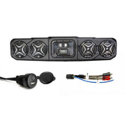 SSV Works Overhead Sound Bar With RCA Harness And AUX/USB Add-On For Polaris Ranger 18-22