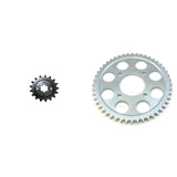 Kit de piñones de acero delanteros y traseros SUNSTAR para Honda CB750F de calle (1975-1976)