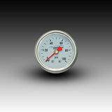 Intellitronix Fuel Pressure Analog Gauge 100 PSI - Silver/Blue