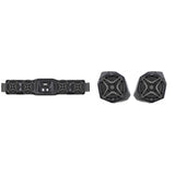 SSV Works Overhead Weatherproof Sound Bar With Front 6.5" Kicker Speaker Pods For Can-Am Maverick X3 17-19