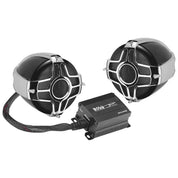 Boss Audio Systems 600-Watt Bluetooth 3" Speaker Kit Black/Chrome