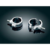KURYAKYN CHROME STURDY UNIVERSAL 2 PIECE FORK MOUNTS FOR 41 MM FORK TUBES 41MM