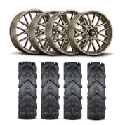 ITP Hurricane 18" Bronze Wheels And Cryptid Tires [34x10-18]