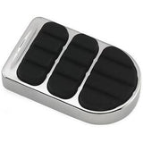 Nueva pastilla de pedal de freno cromada para Harley FXSTD Softail Deuce 2000-2007 ISO de Kuryakyn