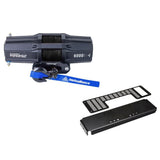 Kit de cabrestante Viper V2 UTV de 2776 kg (6000 lb) con cuerda sintética negra de 12 m (40 pies) y soporte para Polaris Ranger 2002-2008