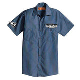 Woodys 102-PITBL-2 Woody"s 11/12 Pit Shirt Blue Medium