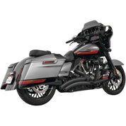 Freedom Performance Sharp Curve Radius Exhaust with Star Tips Black - HD01247