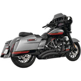 Freedom Performance Sharp Curve Radius Exhaust with Star Tips Black - HD01247