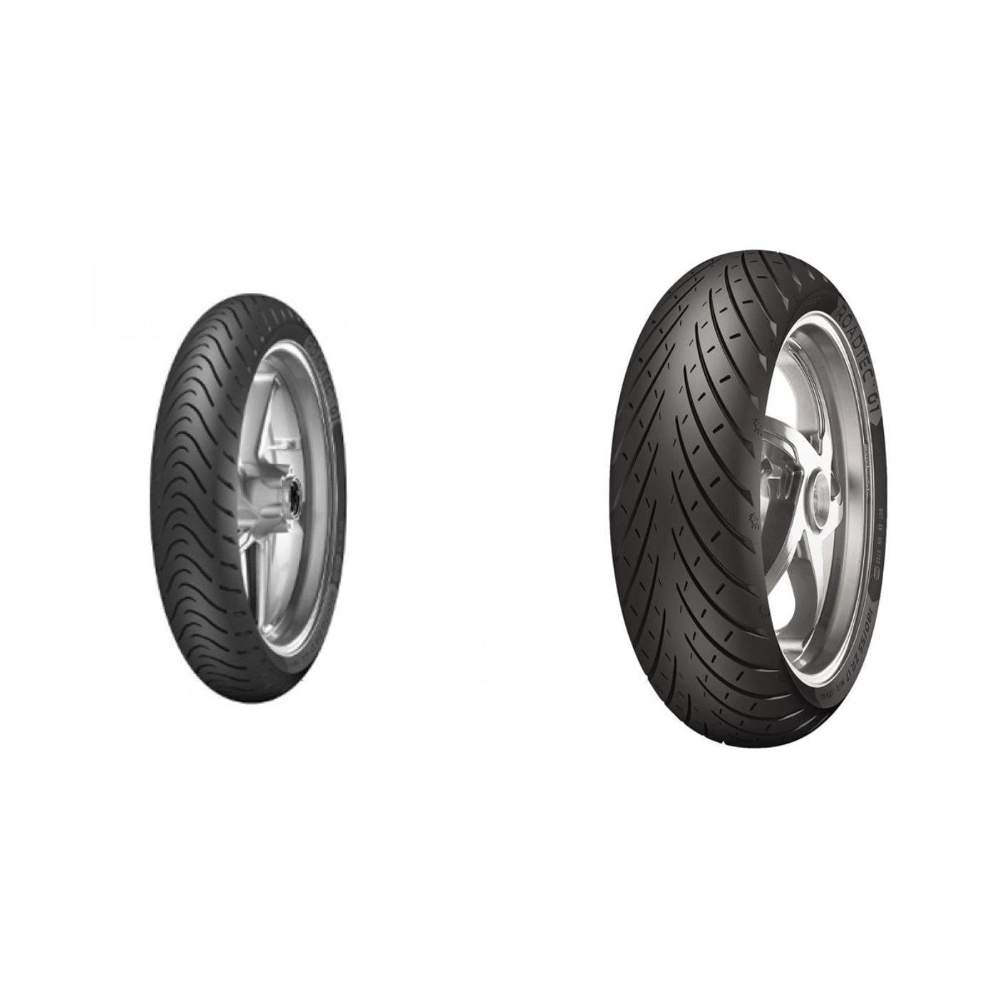 METZELER Roadtec 01 Front & Rear Tire Set, 120/70ZR17 (58W) & 160/60ZR17 (69W)