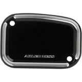 Harley FLHXS 2014Beveled Clutch Master Cylinder Cover Front Black by Arlen Ness