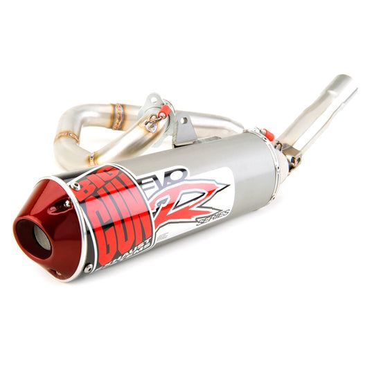 Big Gun EVO Race Stainless Steel Full Exhaust System With Red End Tip 09-4813