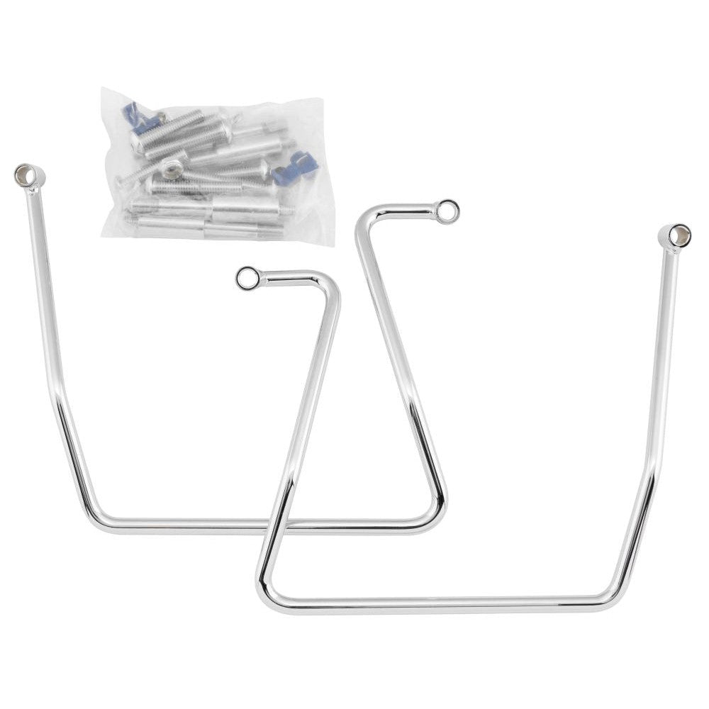 Bikers Choice Saddlebag Guard For - 302119 With Hardware Pair Chrome
