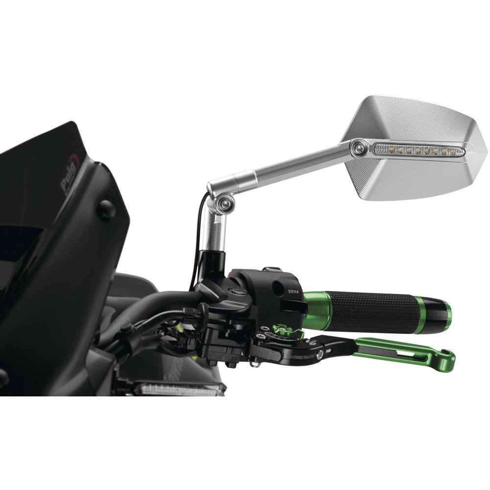 Puig GTI Turn Signal Mirror Aluminum Left - 016DD
