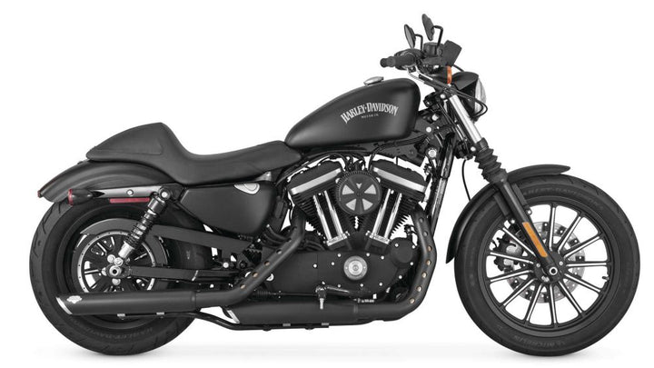 Vance And Hines Twin Slash Muffler 3in Slip On Exhaust Black With Fuelpak FP4