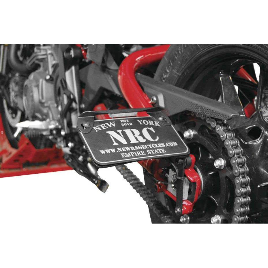 New Rage Cycles Side License Plate Mount - FTR-SIDE