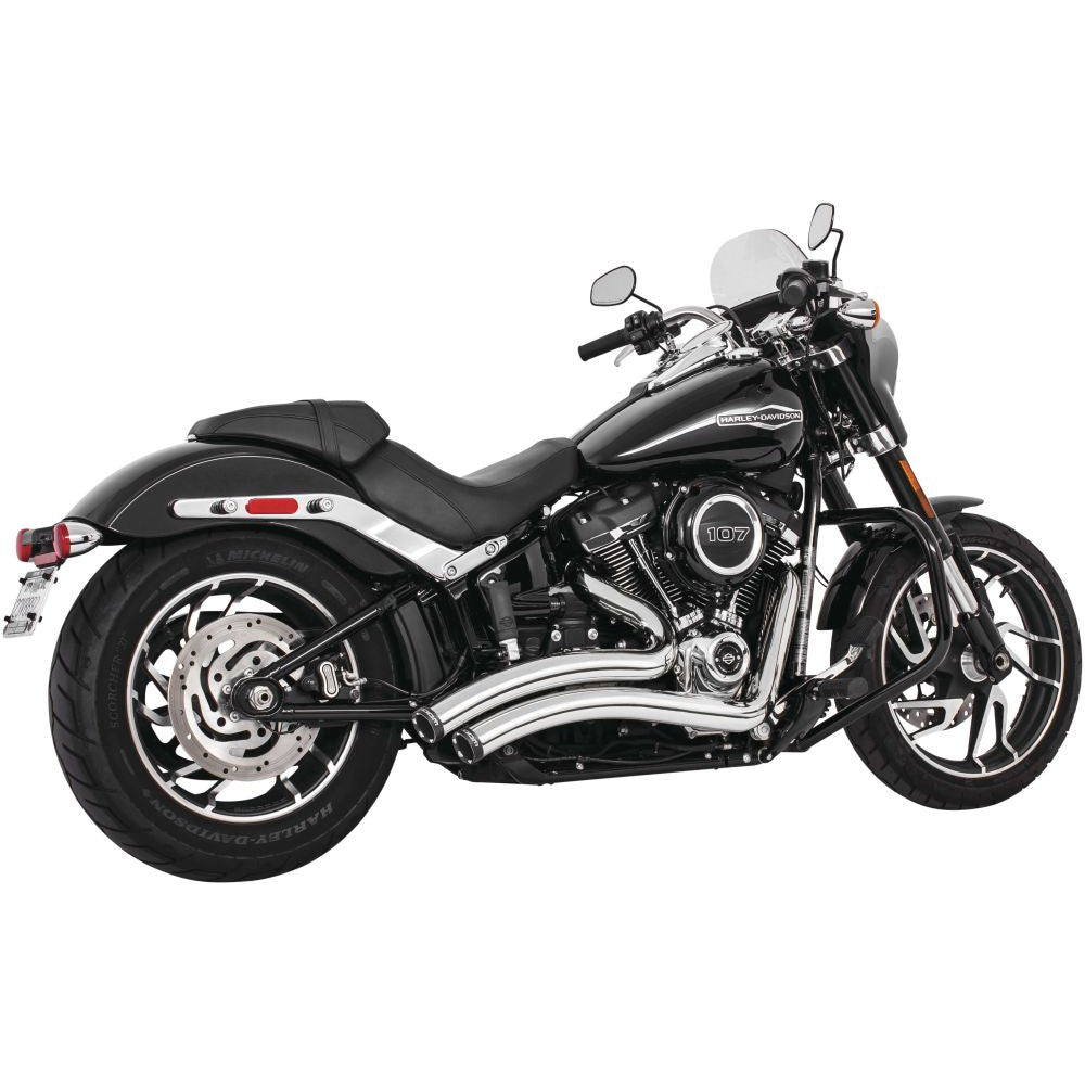 Freedom Performance Sharp Curve Radius Exhaust with Star Tips Chrome - HD01177