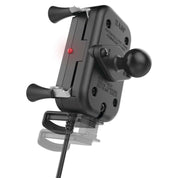 Ram Mounts Tough-Charge X-Grip Waterproof Wireless Charger With Handlebar Mount - RAM-B-149Z-A-UN12W-V7M
