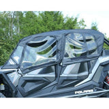 Falcon Ridge Black Canvas Soft Roll-Away Doors With Zipper For Polaris RZR 2019-2021