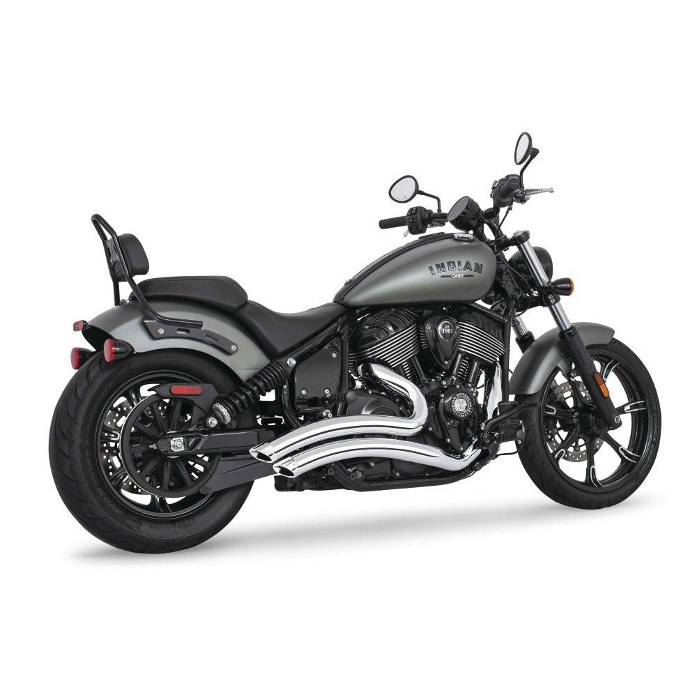 Freedom Performance Sharp Curve Radius Exhaust Slash Cut Chrome Chrome Tip