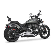 Freedom Performance Sharp Curve Radius Exhaust Slash Cut Chrome Chrome Tip
