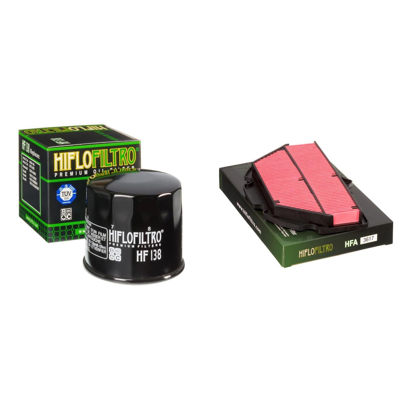 HIFLO FILTRO Oil and Air Filter Kit for SUZUKI GSX-R600 K6,K7,K8,K9,L0 06-10