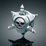 KURYAKYN CHROME ZOMBIE OIL FILLER CAP FOR 1993-2006 HARLEY ELECTRA GLIDE MODELS